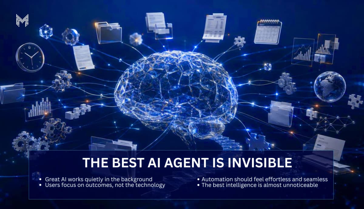 The Best AI Agent Is Invisible